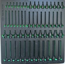 United Tools 56 INDUSTRIAL IMPACT HEX BIT SOCKET SET H2 - H19 1/4" 3/8" 1/2"dr