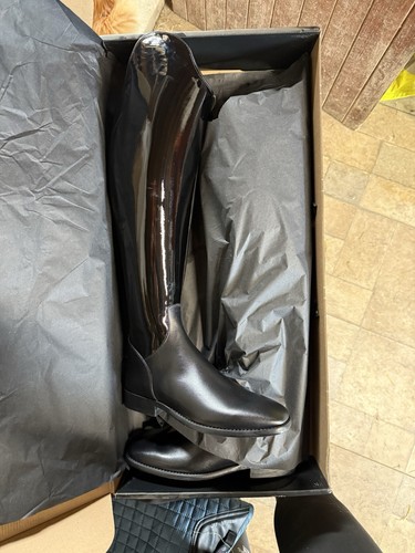 Black patent leather petrie - black,