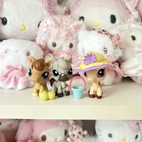 Littlest pet shop horse trio - littlest, +