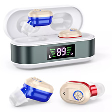 Rechargeable Hearing Aid Aids In The Ear ITE  Digital Sound Voice Amplifier