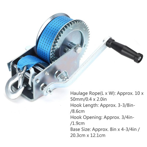 3500lbs hand winch gear - gear, 10m