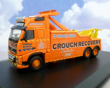 OXFORD DIECAST 1/76 VOLVO FH BONIFACE BREAKDOWN TRUCK CROUCH RECOVERY 76VOL09REC