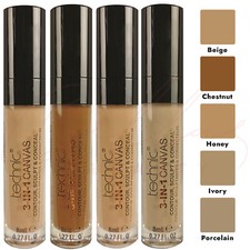 TECHNIC 3-in-1 Canvas Contour, Sculpt & Conceal Full Coverage 8ml *CHOOSE SHADE*