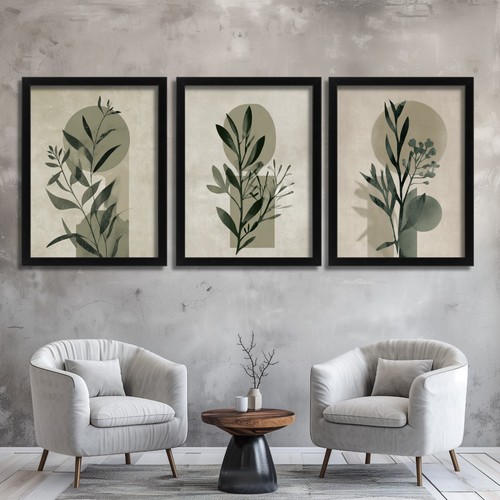Minimalist botanical wall - minimalist,