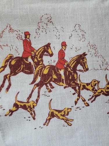 Vintage cotton feedsack fabric - cotton,