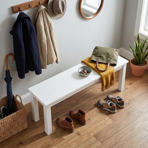Seater wooden seat - 3, long