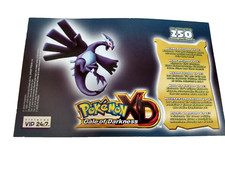 Pokemon XD Gale Of Darkness Nintendo Gamecube UK PAL Genuine ViP Points Card 