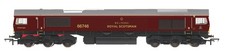 Hornby R3950A OO Gauge Class 66 66746 GBRf/Royal Scotsman
