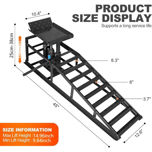 Ton hydraulic car ramp - car, heavy
