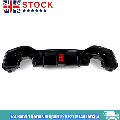 Gloss black rear diffuser - gloss,