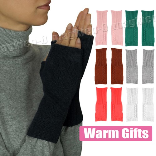 Cashmere fingerless gloves - fingerless,
