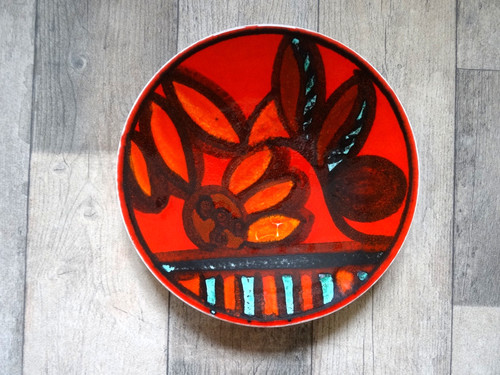 Poole pottery delphis plate - poole,