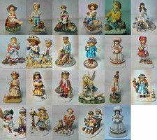 Your Choice of Leonardo CHRISTINE HAWORTH Figurine Paint Box Poppets Figure