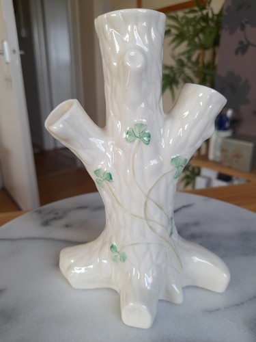 Belleek porcelain tree - porcelain, trunk