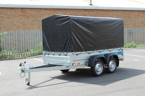 Car trailer twin axle - , 8.8ft