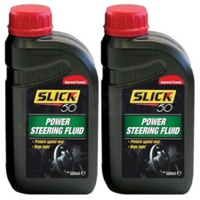 2x Slick 50 Power Steering Fluid Reduces Wear Friction Stops Leaks Sealant 500ml