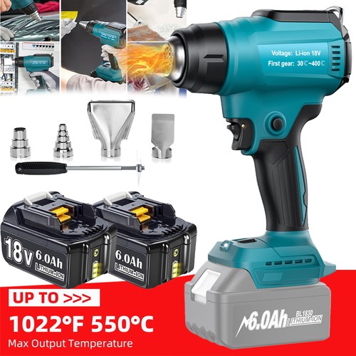 Cordless heat gun with - heat,