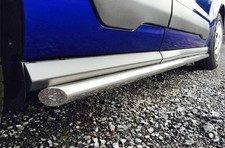 Side Bars + Down Lights For Mercedes Vito  Viano SWB LWB 2004 - 2014 Stainless