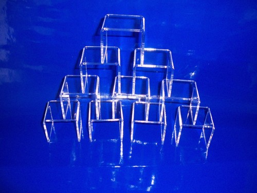 Clear acrylic display - 10,