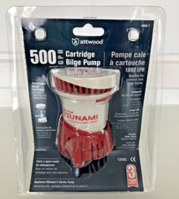 Attwood Tsunami 500GPH 12v Cartridge Boat Bilge Pump 3/4" 19mm Outlet Rib Yacht