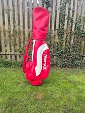 Vintage Spalding Golf Bag Red
