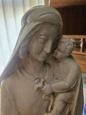 Large Antique Madonna With