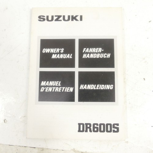 Suzuki 600 owner - suzuki, dr