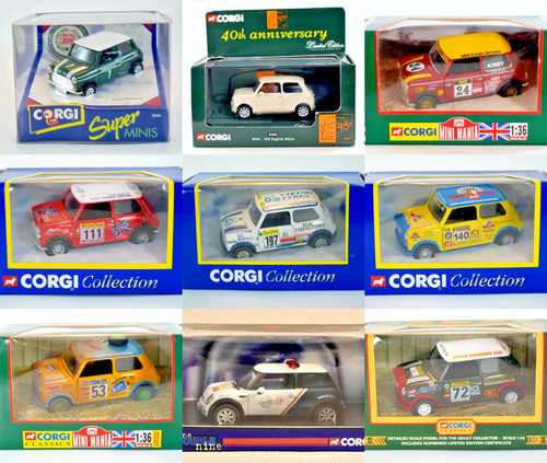Corgi mini diecast model cars - corgi,