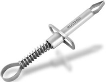 Tick tweezers 85mm tick pliers stainless steel tick remover tweezers with spring