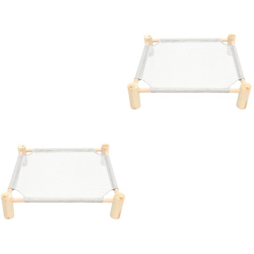 Wooden rack reptile hammock - wooden,
