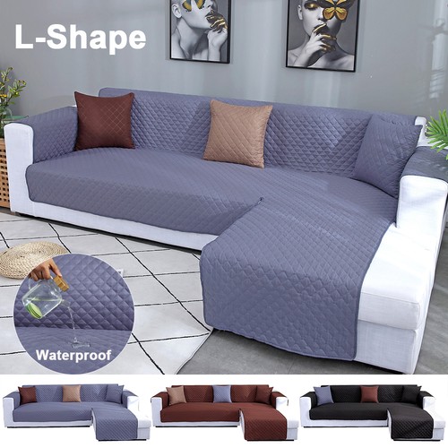 Corner quilted sofa covers - corner,