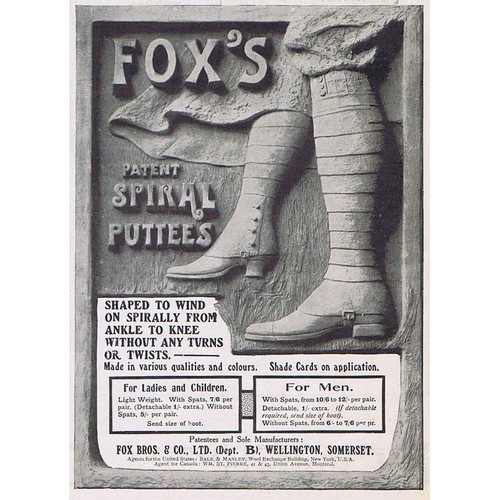 Fox bros patent spiral - bros, puttees