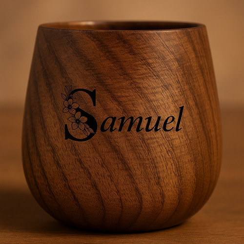 Personalised wooden tea coffee - tea,