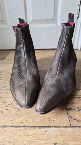 Jeffery west brown ankle boots - jeffery,