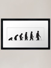 Dachshund evolution Framed Art