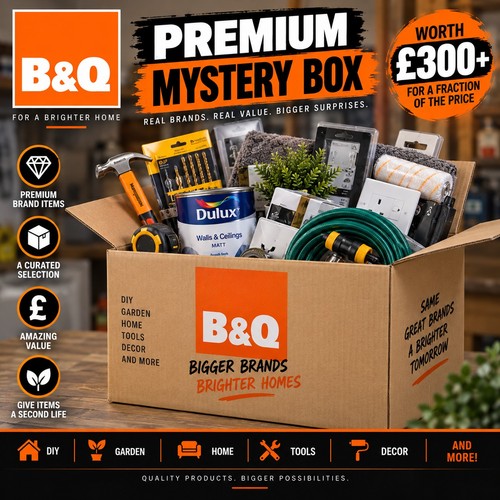 Premium mystery box - b&q,