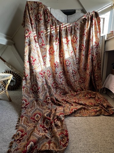 Antique fabric curtain - antique,