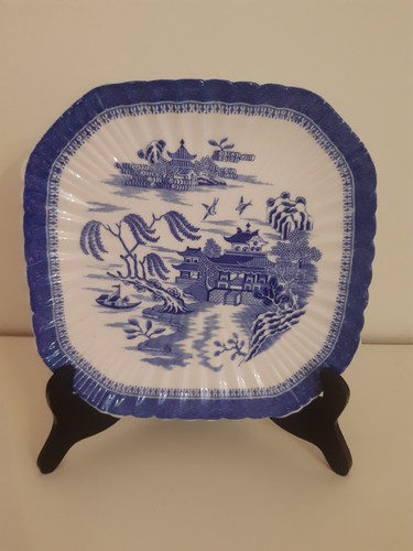 Spode square plate - , –