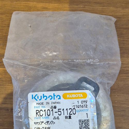 Genuine kubota fuel tank cap - tank,