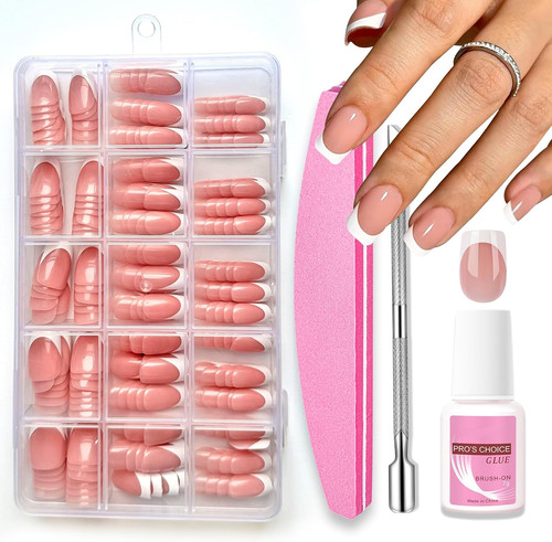 240pcs french false - french, nails