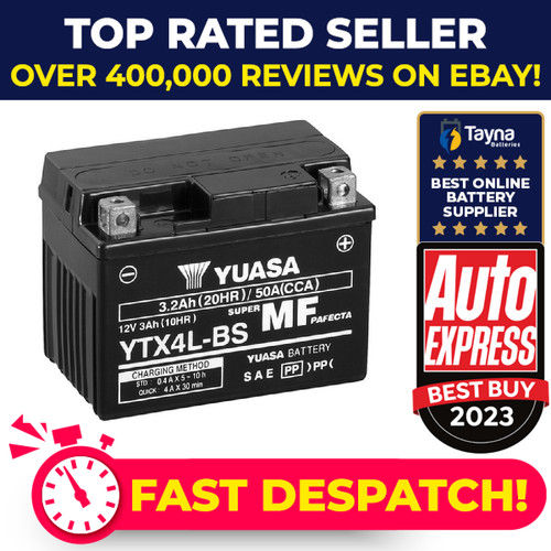 Genuine yuasa ytx4l high - ytx4l-bs,