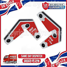 2 STRONG WELDER WELDING MAGNETS SOLDERING ANGLE ARROW PANEL SHEET METAL HOLDER