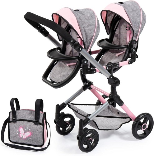 Bayer neo twin doll pram - twin,