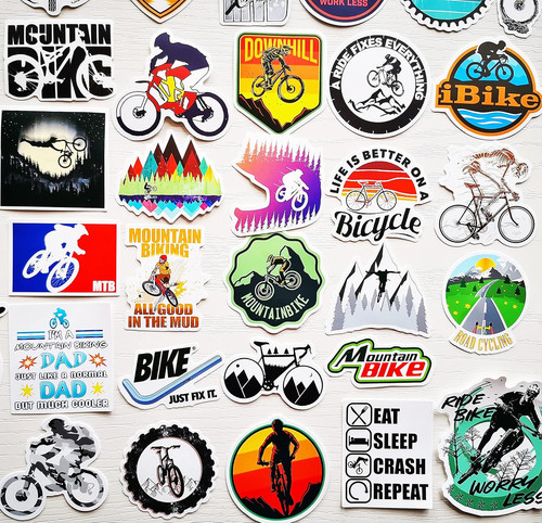 50pcs cool mtb stickers - 50pcs,