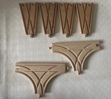 Wooden Train Track V and T