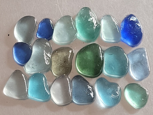 Flat sea glass - 18, x