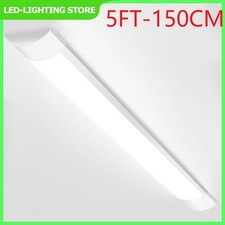 5FT LED Batten Light 6500K Daylight Fluorescent Strip Light Slim Fitting