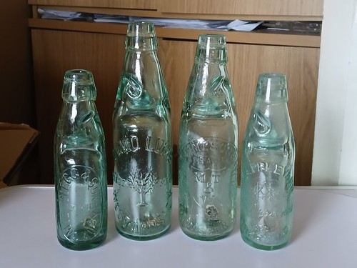 Old glass codd - codd, bottles