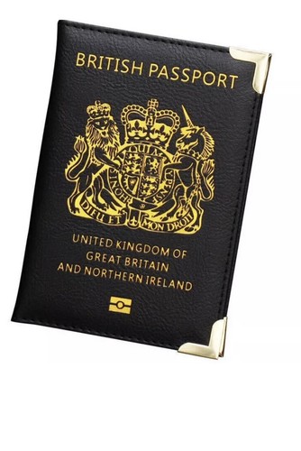 British passport cover - british,