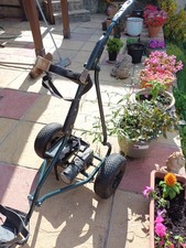Powercaddy Electric Golf Trolley With Pneumatic Tyres Good Working Order.